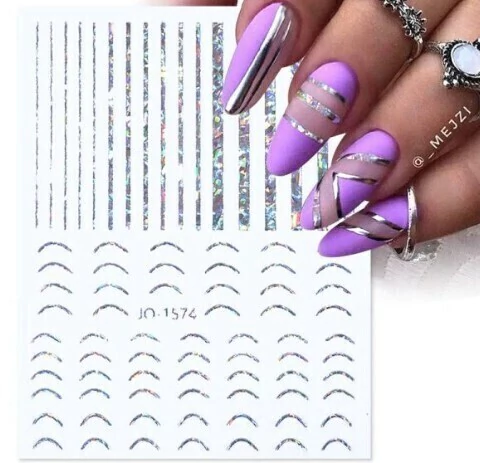 Adesivo Curva e Linhas