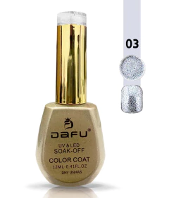 Esmalte Em Gel Coleção Glow Platinum DAFU