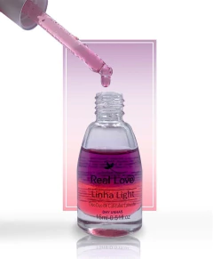 Óleo De Cutícula Bifasico Real Love Com Conta Gotas