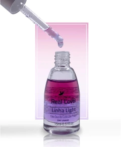 Óleo De Cutícula Bifasico Real Love Com Conta Gotas - Dhy Unhas