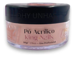 Pó Acrílico Coleção Pro Line - Nude Coral 50gr - King Nails