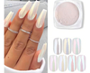 1 Pó Cromo Sereia Feng Unhas Uv Asa De Borboleta Cor Variado