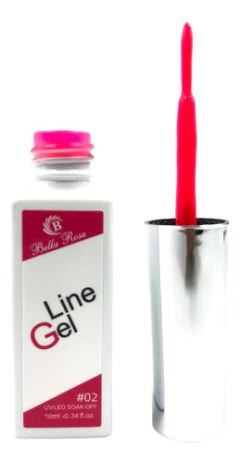 Kit Com 12 Esmalte Line Gel Bella Rosa Ponta Fina na internet