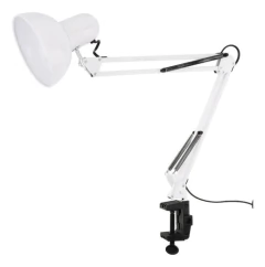 Luminária Lamp Pixar Articulada Abajur De Mesa Branca na internet