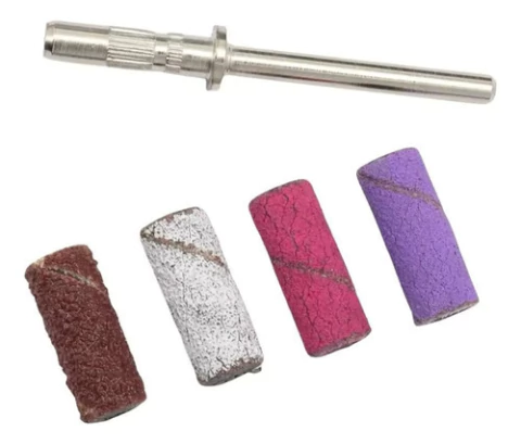 Refil De Lixa Fininha + Mandril Preparação Remoção Acabament