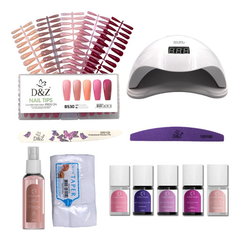 Soft Gel Nude 5 Tons + Preparadores Prep Lixas Cabine Brinde