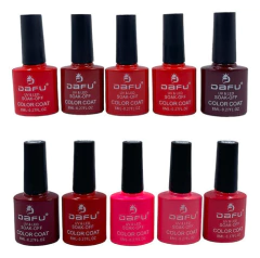 Esmalte Em Gel Dafu Kit 12un Coleção Vermelhos 8ml Original na internet
