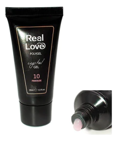 Polygel Powder Para Alongamento De Unhas 30ml - Real Love - Dhy Unhas