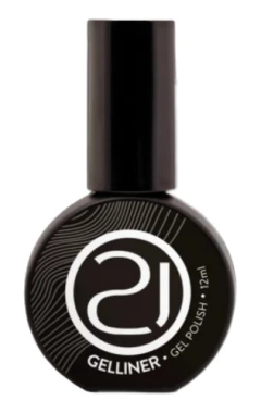 Gelliner Gel Polish Nail Art Preto Branco 12ml - Nails 21 - comprar online