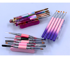 Suporte/apoiador Para Pincel De Unha Nail De Gel / Acrilica