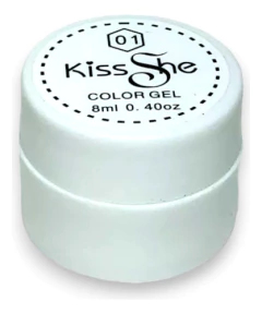 Gel Paint Kiss She Branco 01 - Preto 02 8ml Unhas Uv Nail na internet