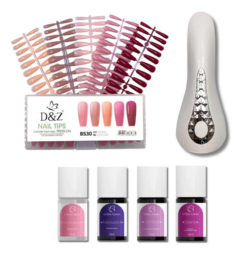 Soft Gel Nude 5 Tons + Preparadores Leticia Gama E Cabine