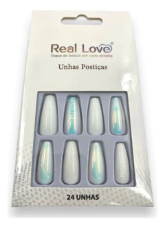 Caixa De Unhas Postiça Realista Efeito Pó Sereia Bailarina - loja online