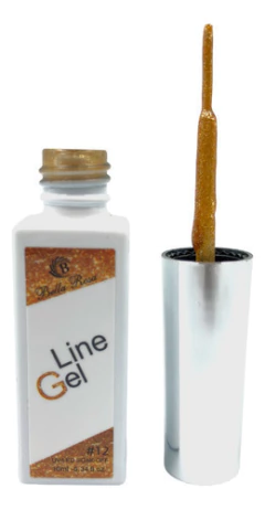 Kit Com 12 Esmalte Line Gel Bella Rosa Ponta Fina