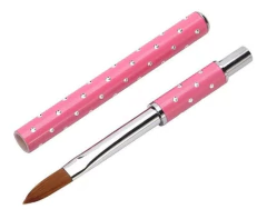 Pincel Língua De Gato Unhas Porcelana Cerdas Sintéticas - loja online