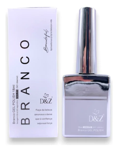 3 Esmalte Em Gel D&z 18ml Premium Branco Preto E Milky White na internet
