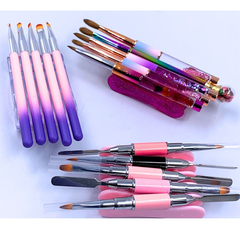 Suporte/apoiador Para Pincel De Unha Nail De Gel / Acrilica - Dhy Unhas