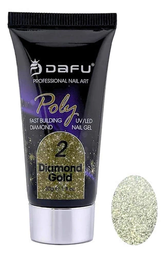 Poly Dafu 30g Uv/led Diamond Refletivo Nail Gel Professional
