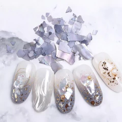 Coleção Madre Pérolas Mescla Decoração De Unhas Resina - comprar online