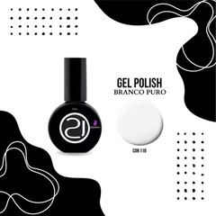 Esmalte Gel Polish Cor 118 Branco Puro 12ml - Nails 21 - comprar online
