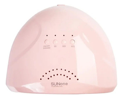 Cabine Sun One Led Uv 48w Bivolt Profissional Unhas De Gel Cor Rosa