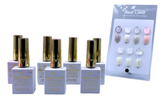 Kit De Esmalte Em Gel Com 7un Paleta Decorativa - Coleção 06 - loja online