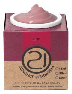 Gel De Alongamento Pink Nails 21 30ml Ecoline Blindagem Pink