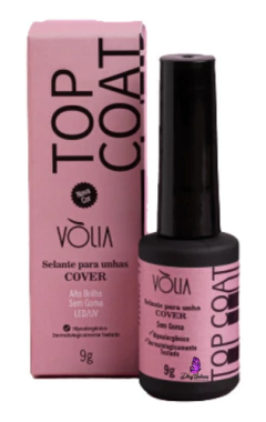 Top Coat Volia Pink Clear Silver Gold Cover 9g Selante Unhas - comprar online