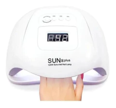 Cabine Uv Led 54w 36 Leds Sun X Unhas Gel Acrigel, Bivolt Cor Branco 110v/220v