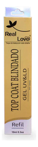 Kit 1 Top Coat Blindado + Base Em Gel 10ml - Real Love na internet