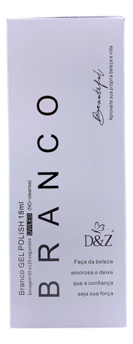 Esmalte Em Gel D&z 18ml Branco Linha Premium Uv/led - loja online