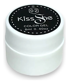 Gel Paint Kiss She Branco 01 - Preto 02 8ml Unhas Uv Nail