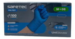 Caixa De Luva Unigloves Safetec Nitrilo Latexfree Sem Pó