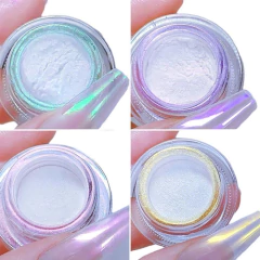 Coleção Pó Sereia Para Unhas Em Gel - Cores Variado Original na internet