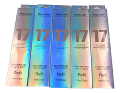 Kit Com 5 Gel Cover Nude Real Love - Sachê Refil - comprar online