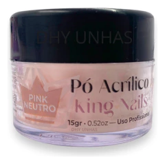 Pó Acrílico Coleção Pro Line - Pink Neutro 15gr- King Nails - comprar online