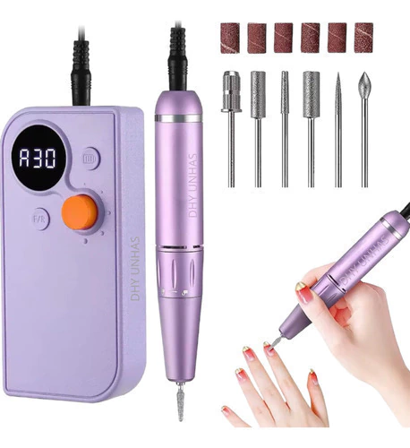 Lixadeira Portátil Profissional Uv-30.000 Rpm King Nails