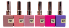 Caixa Coleção J 6 Esmaltes Em Gel Cores Rosa Lilás Nude- Zem na internet