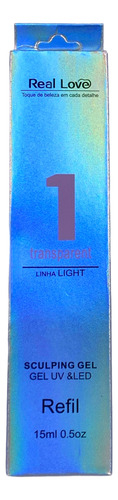 5 Refil De Gel Transparente Real Love 15ml Sachê na internet