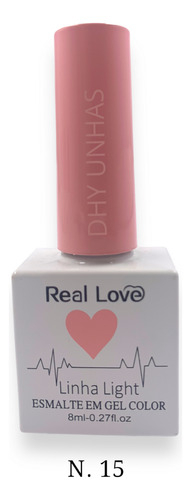 Esmalte Gel Professional Real Love Linha Light Coração 8ml