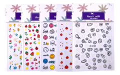 5 Cartelas Adesivos 3d De Unhas Sortidos - comprar online