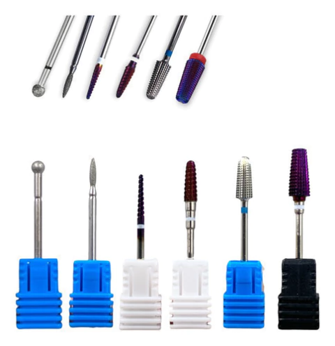 Kit Essencial Brocas Unhas Gel / Fibra De Vidro