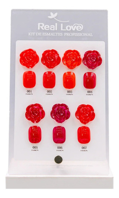 Kit De Esmalte Em Gel Com 7un Paleta Decorativa - Coleção 06 - Dhy Unhas