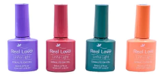Kit 16 Cores Esmalte Em Gel - Real Love Linha Light Original