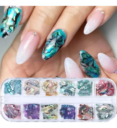 Imagem do Coleção Madre Pérolas Mescla Decoração De Unhas Resina