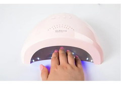 Cabine Sun One Led Uv 48w Bivolt Profissional Unhas De Gel Cor Rosa - comprar online
