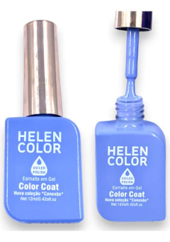 Esmalte Conexão Helen Color Azul Claro Cremoso