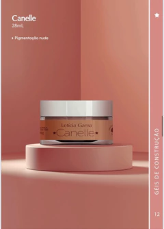 Gel Construtor Cover Nude Canelle Leticia Gama 28g - comprar online