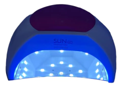 Cabine Sun2c Professional 48w Bivolt Uv/led Nail Lamp - Rosa - Dhy Unhas