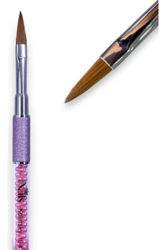 Pincel Natural Kolinsky Profissional N°10 Unhas Em Acrílico